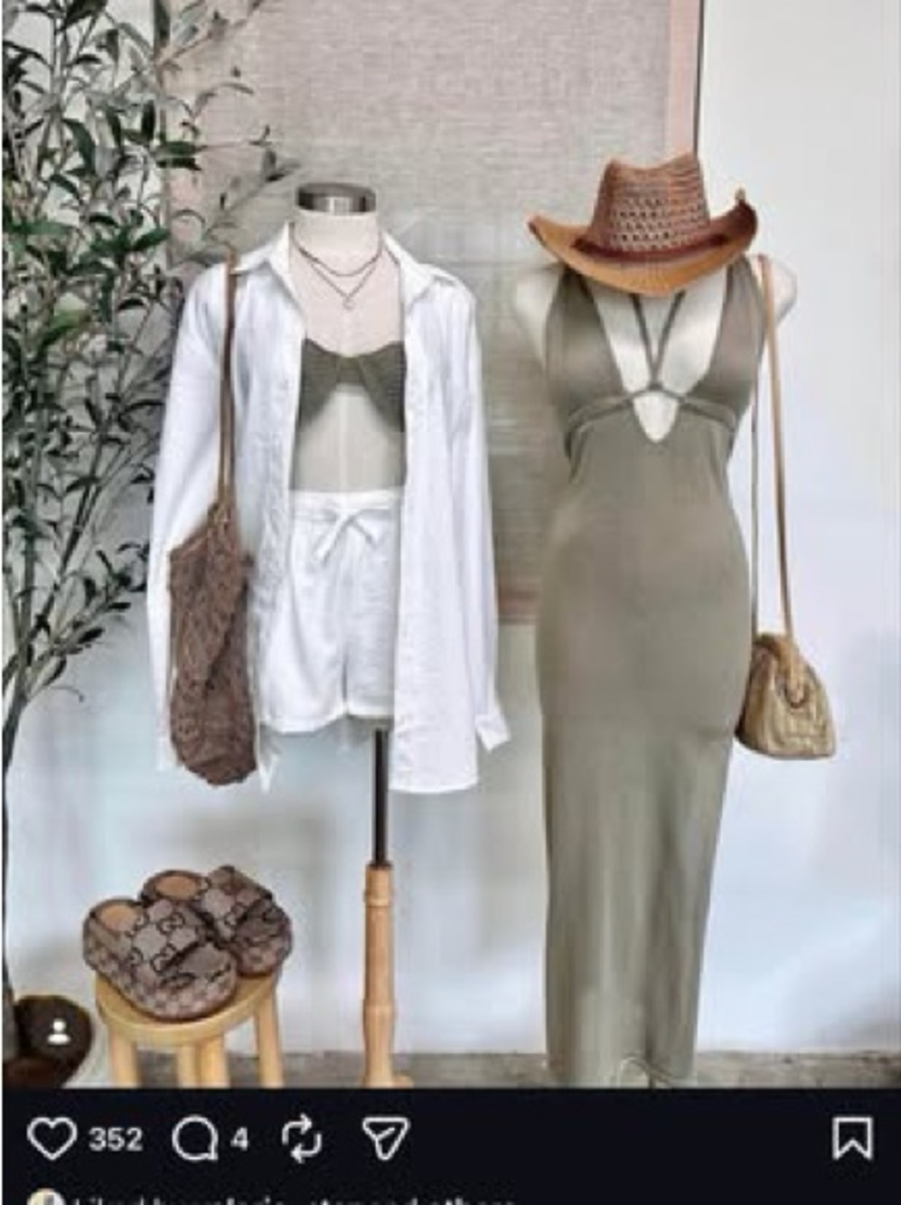 Olive Green Cutout Maxi Dress